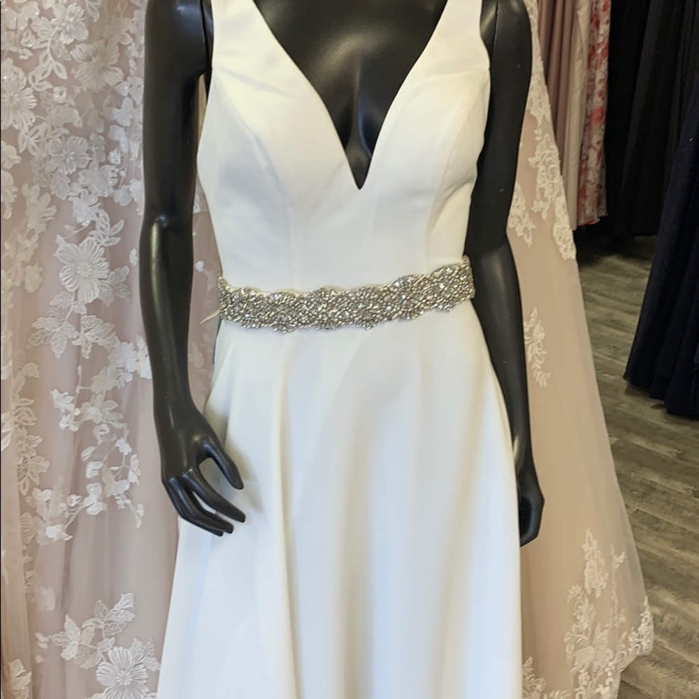 Rhinestone Bridal Sash (Belt)